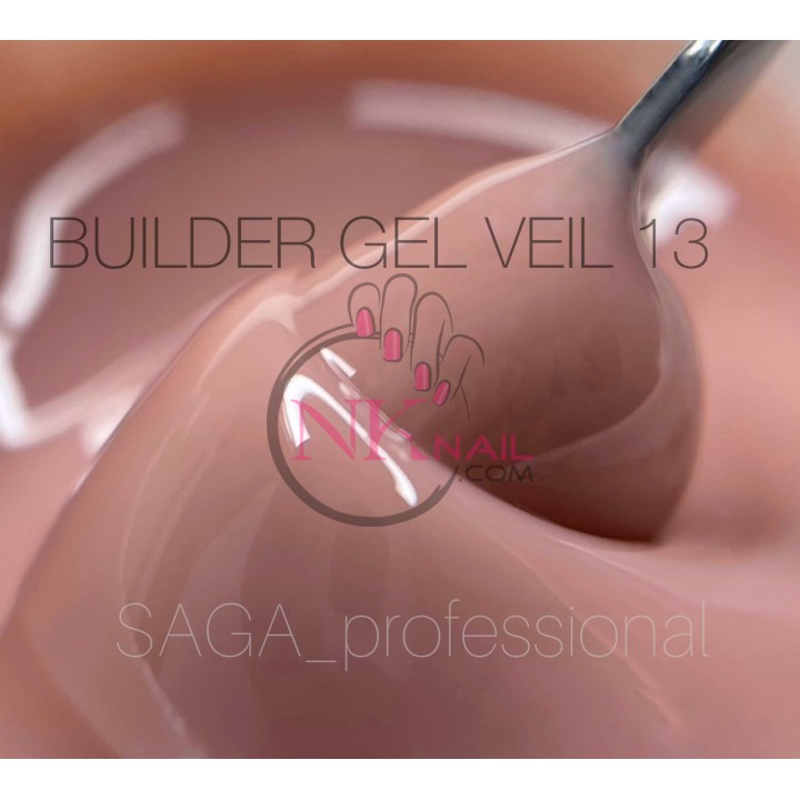 Гель Saga Builder Gel Veil №013, 15 мл